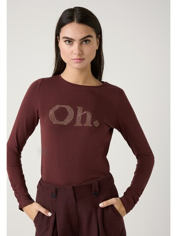 MORE & MORE Shirt in Brown: front