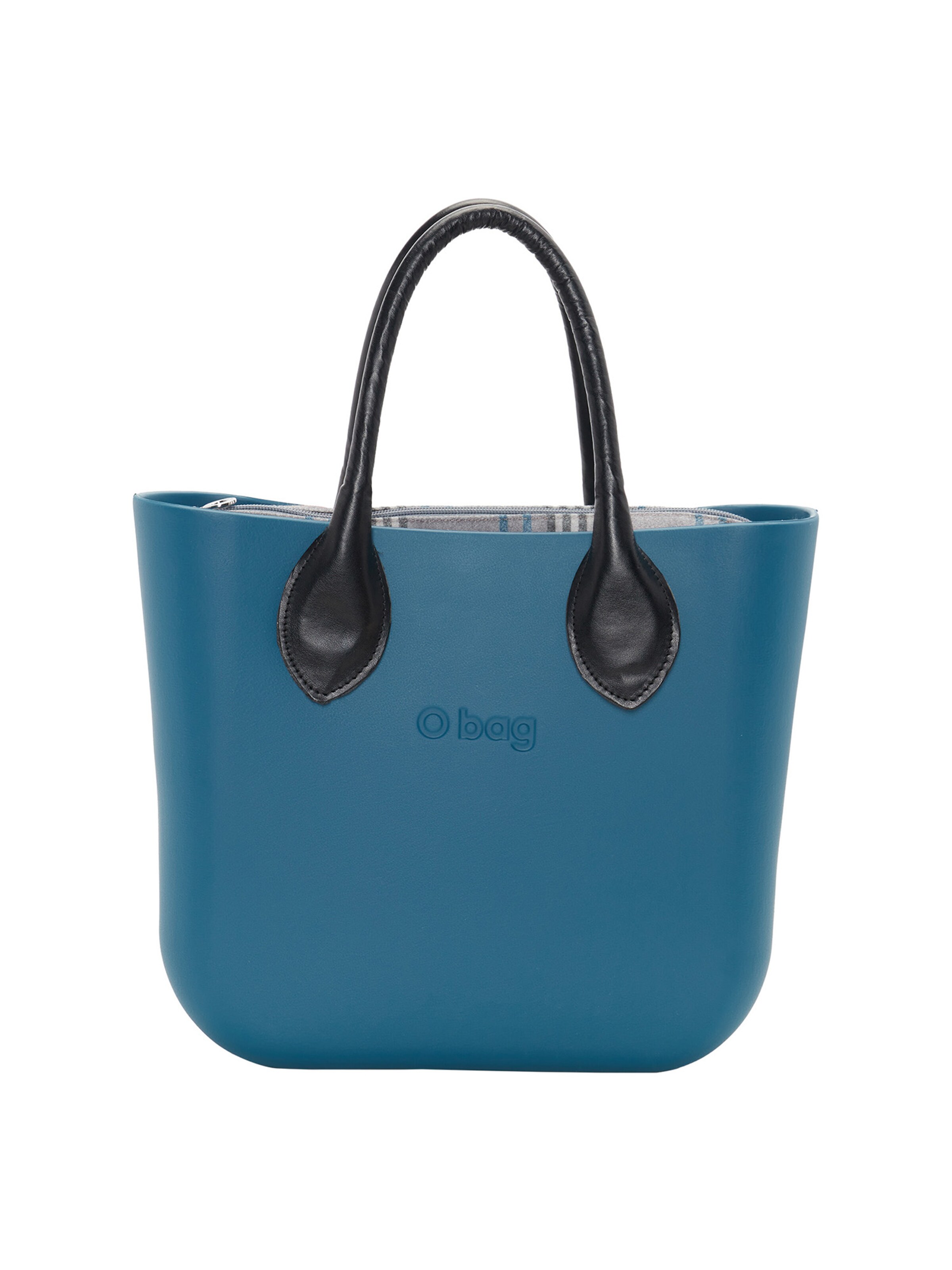 O bag Handtasche in Blau: Vorderseite