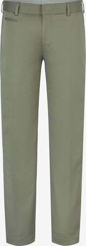 Coupe slim Pantalon à plis 'Kyle' STRELLSON en vert : devant