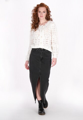 DreiMaster Vintage Knit Cardigan in White