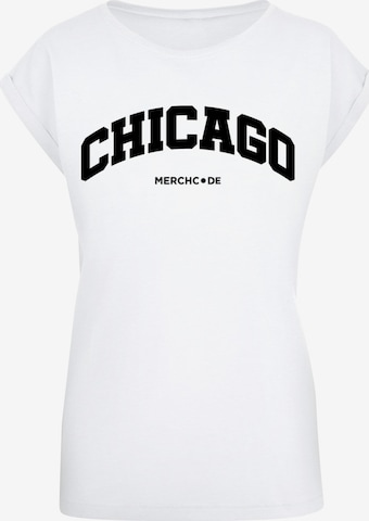 Merchcode Shirt 'Chicago' in White: front