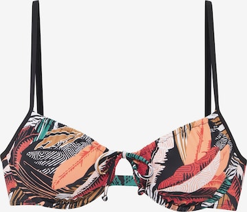 SUNSEEKER Bustier Bikinitoppi värissä musta: etupuoli
