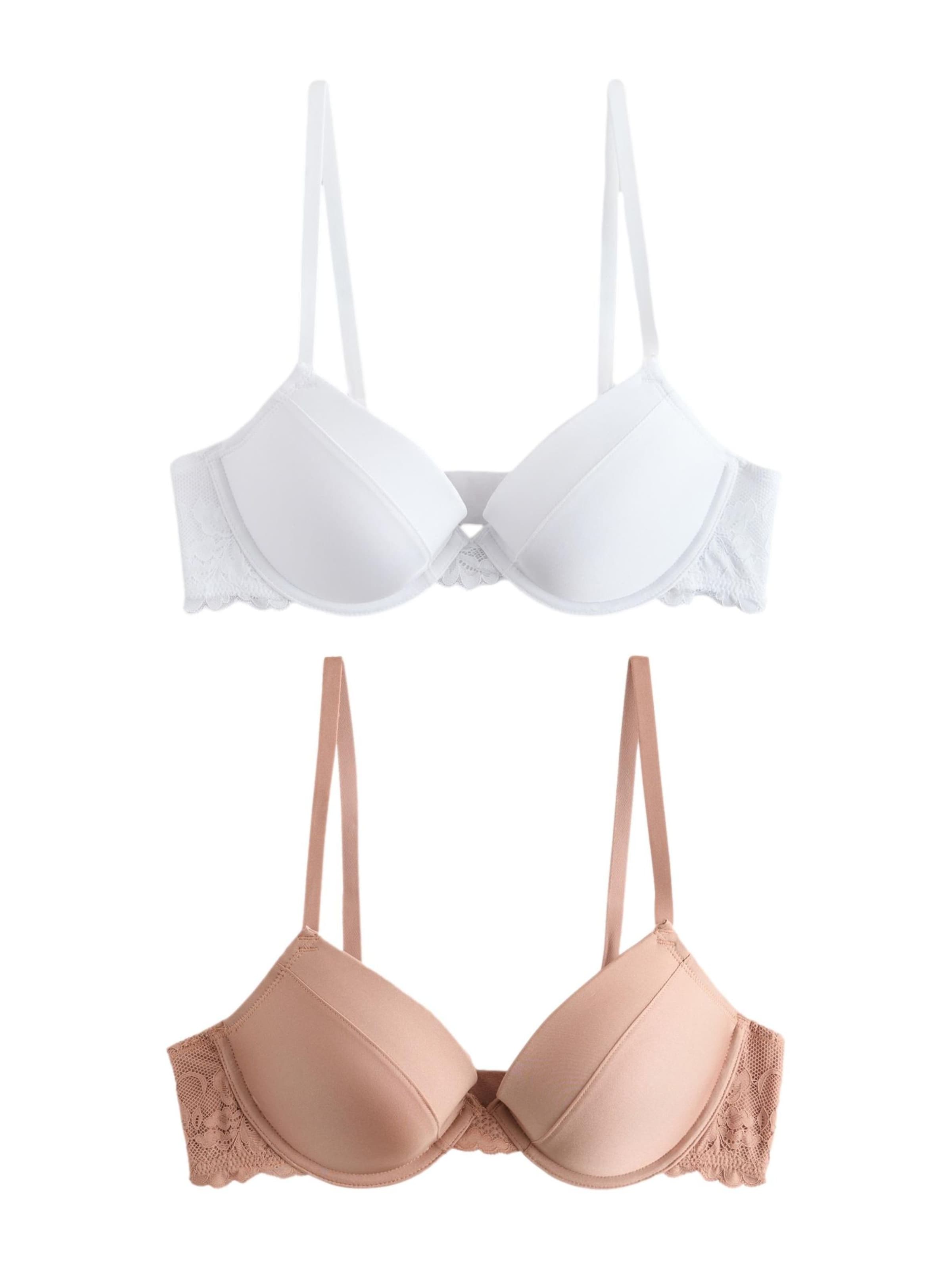 Next Push-up Biustonosz w kolorze beżowy: przód