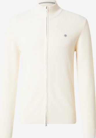 GANT Вязаная кофта в Бежевый: спереди