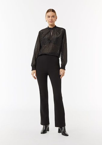 Chemisier comma casual identity en noir