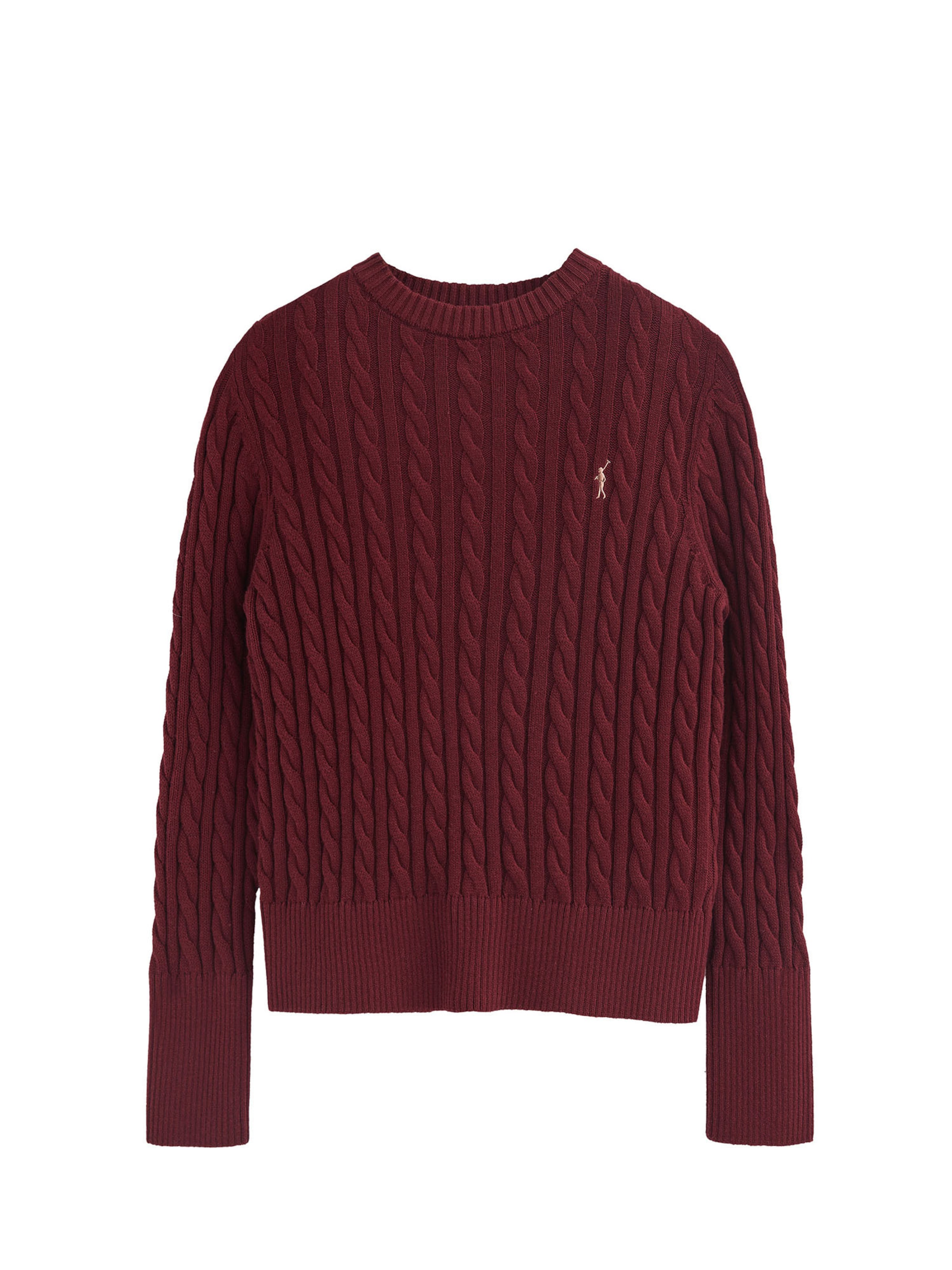 Polo Club Pullover in Rot: Vorderseite