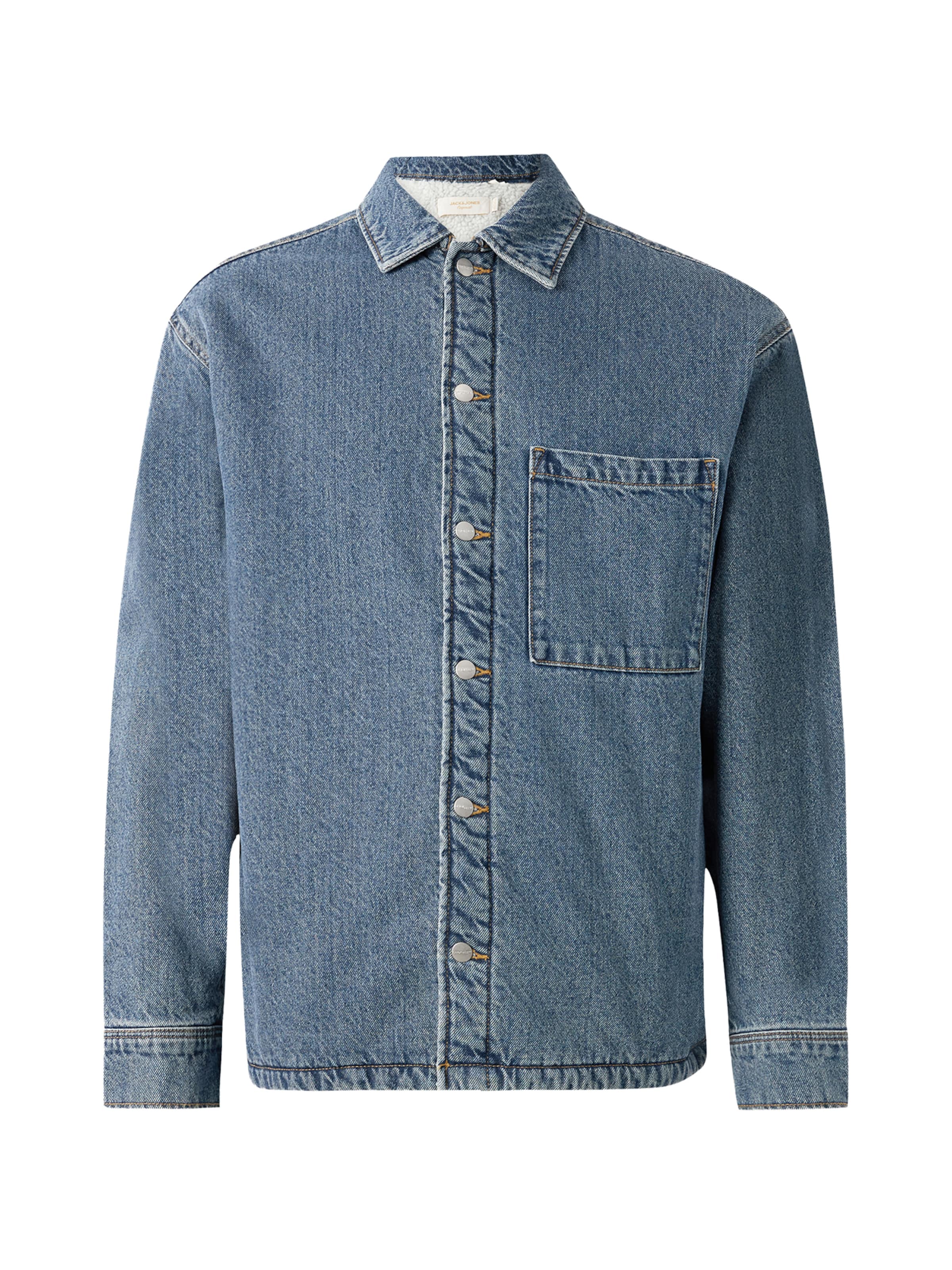 JACK & JONES Between-Season Jacket 'JAMES' in Blue: front