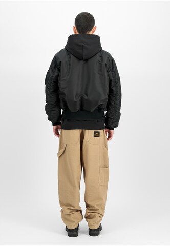 ALPHA INDUSTRIES Φθινοπωρινό και ανοιξιάτικο μπουφάν 'MA-1 Heritage' σε μαύρο
