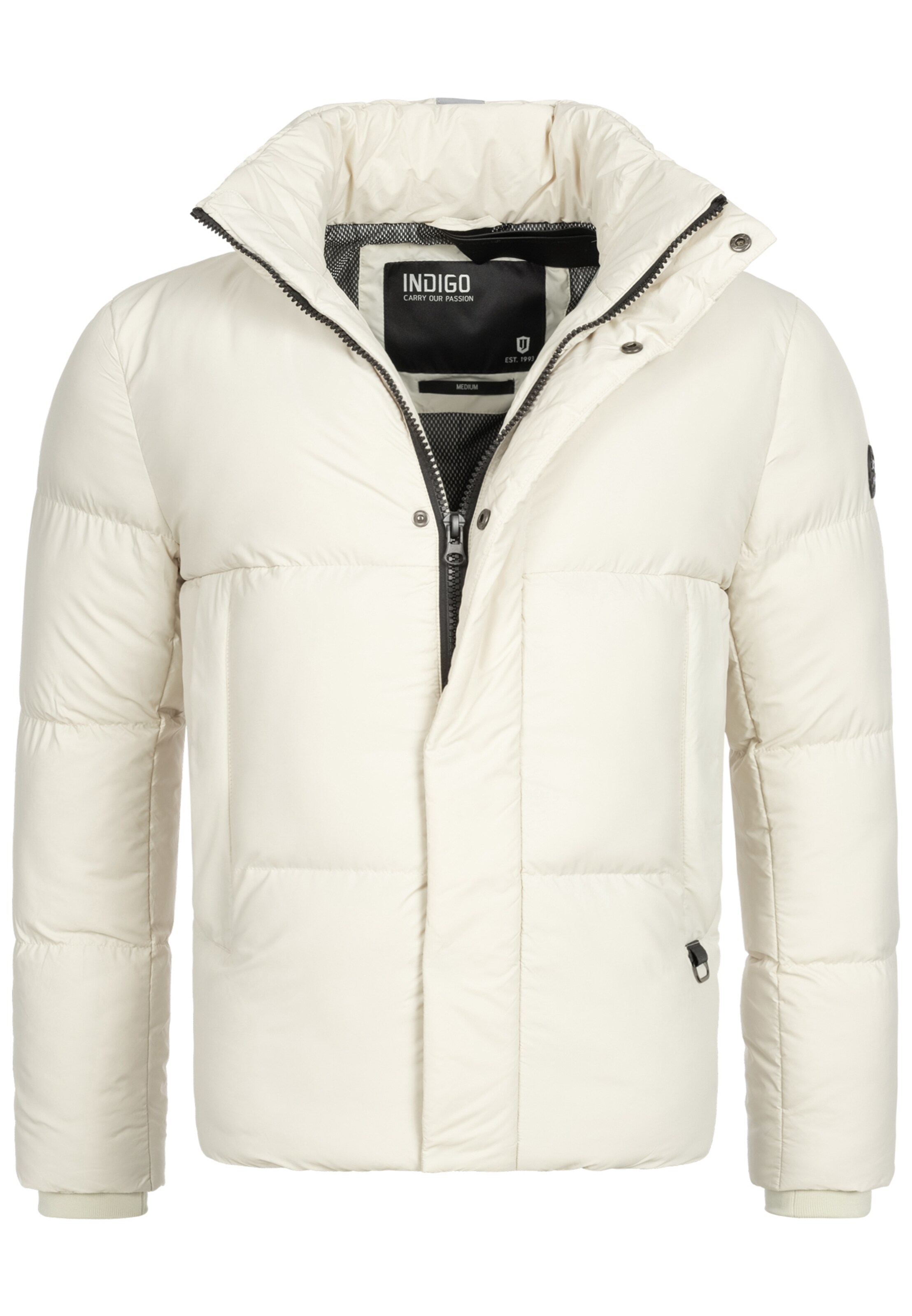 INDICODE JEANS Jacke 'Lanse' in Beige: Vorderseite