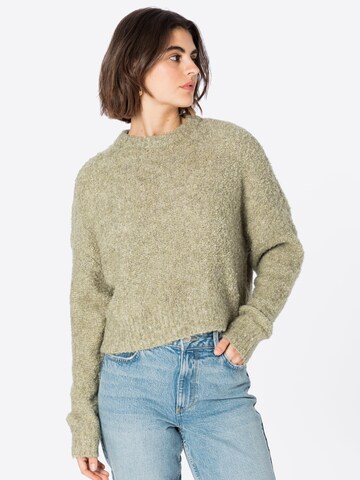 PIECES Sweater 'CATHERINE' in Green: front