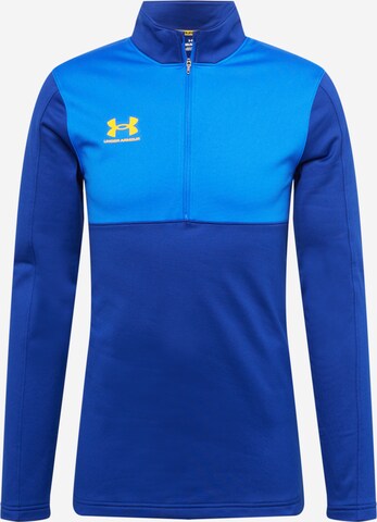 UNDER ARMOUR Functioneel shirt 'Challenger' in Blauw: voorkant