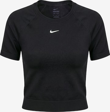 Tricou funcțional 'Pro' de la NIKE pe negru: față