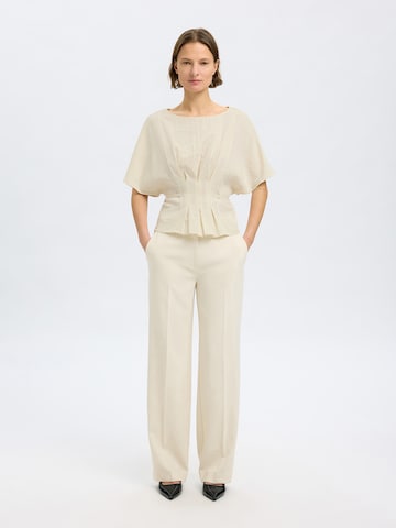 SELECTED FEMME Blouse 'SLFMatilda' in Beige
