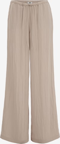 Wide leg Pantaloni di WE Fashion in beige: frontale