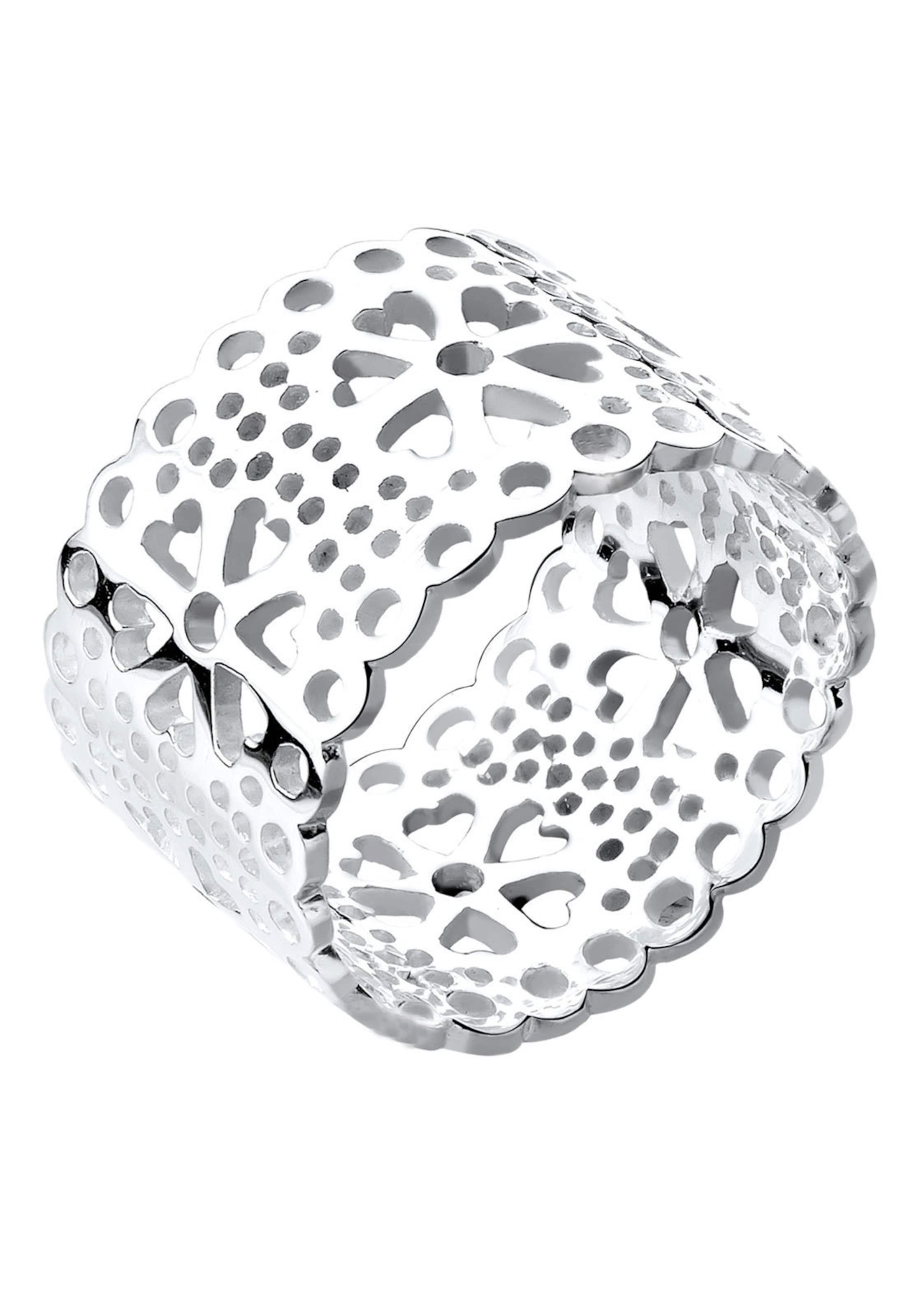 ELLI Ring in Silver: front