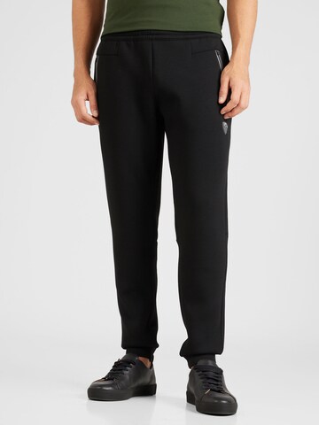 Regular Pantaloni de la EA7 Emporio Armani pe negru: față
