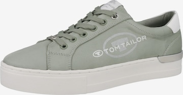 TOM TAILOR Sneakers ' 3292816 ' in Green: front