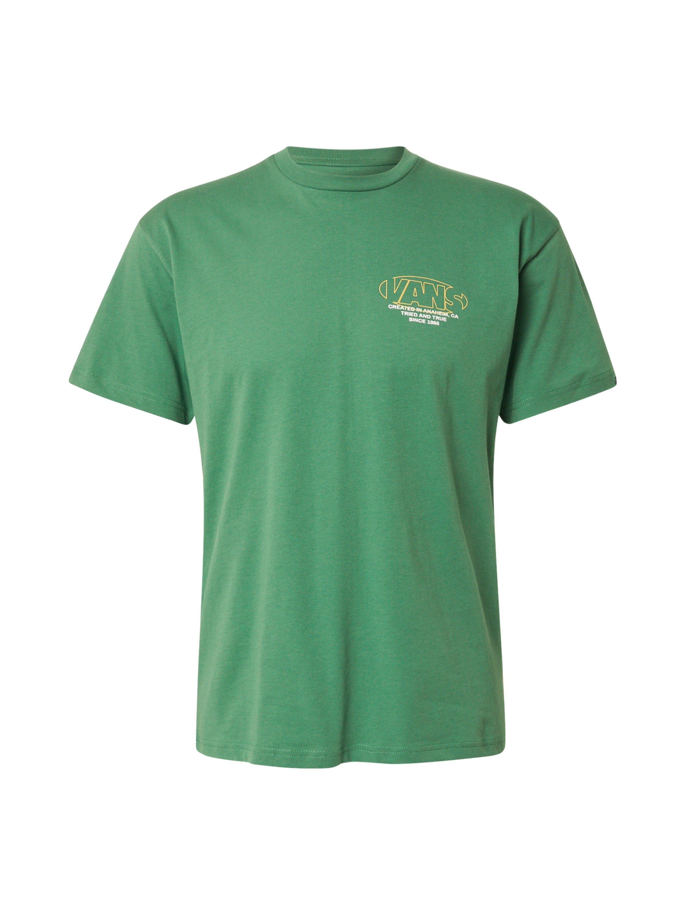 VANS T-Shirt en jaune / vert clair / blanc, Vue avec produit