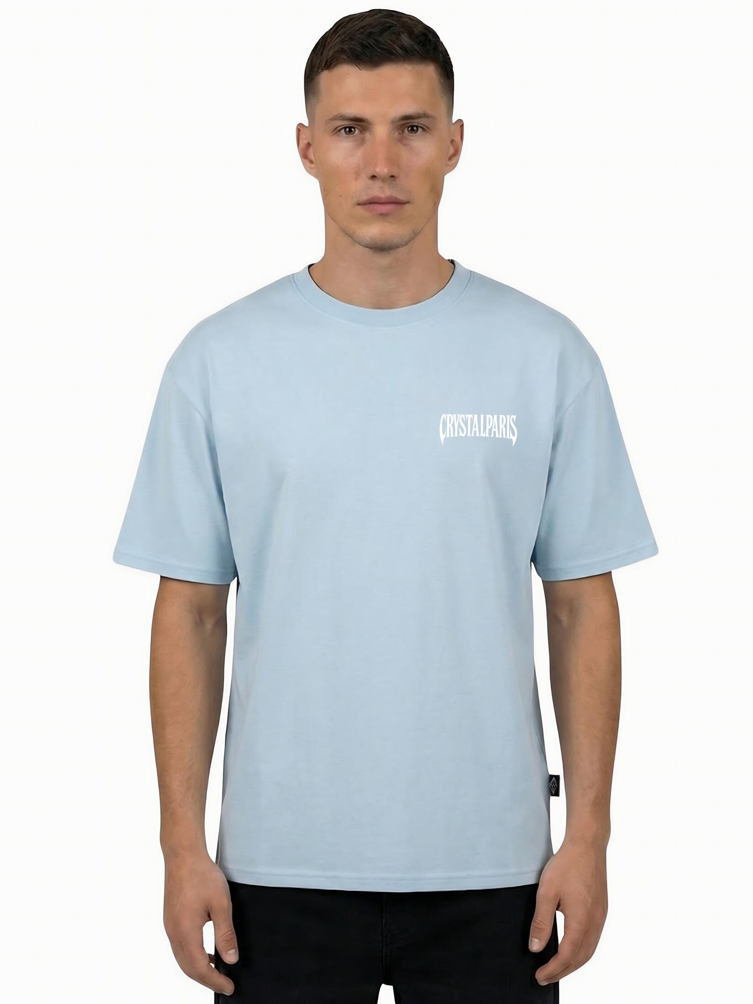 Crystal Paris Shirt 'Kaizen' in Blauw: voorkant