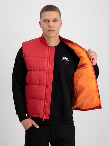 ALPHA INDUSTRIES Vest in Red