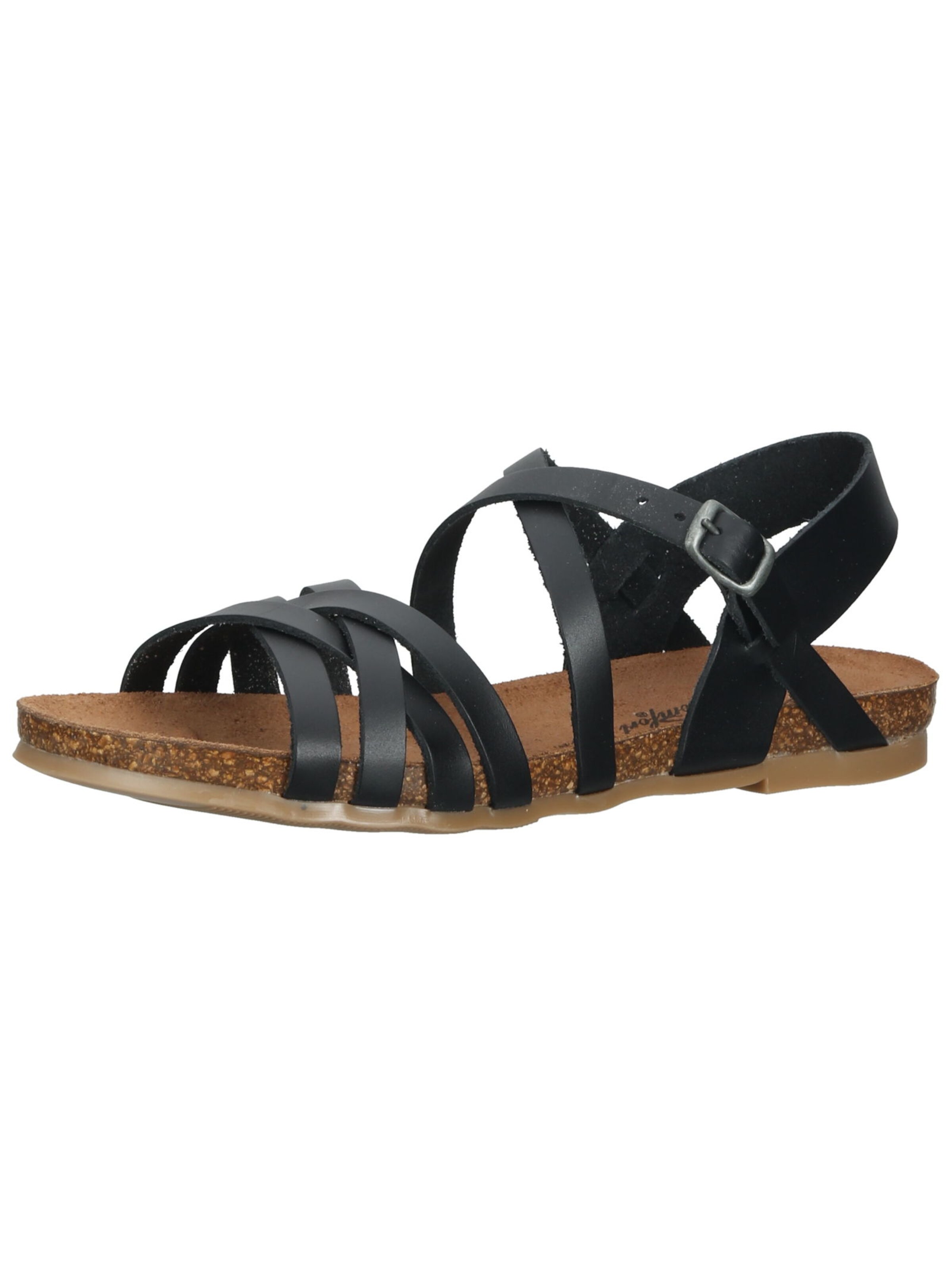 COSMOS COMFORT Strap sandal in Black