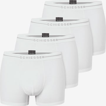SCHIESSER Boxer shorts 'Cotton Flex' in White: front