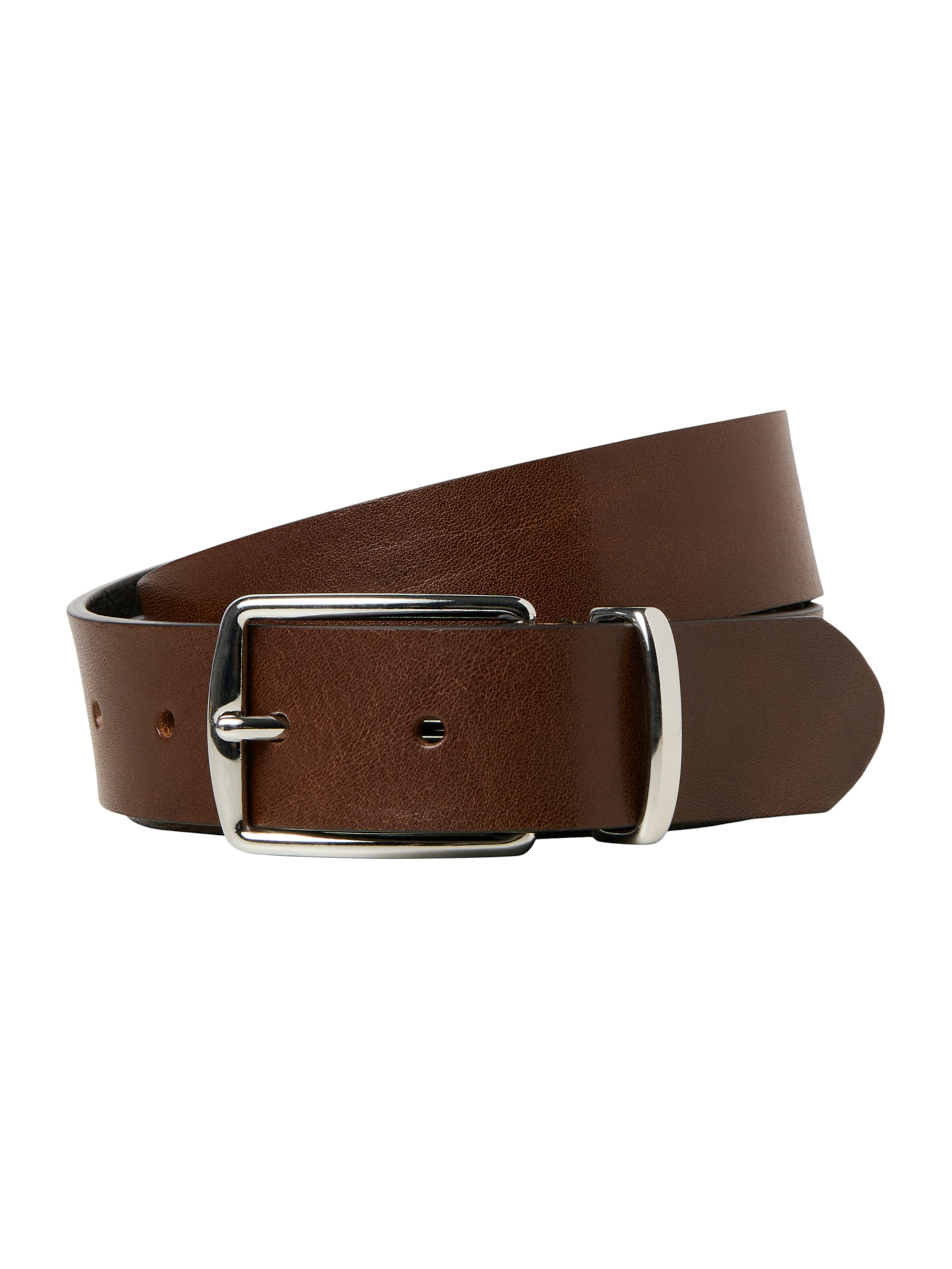 JACK & JONES Belt 'JACPRAGUE' in Brown: front