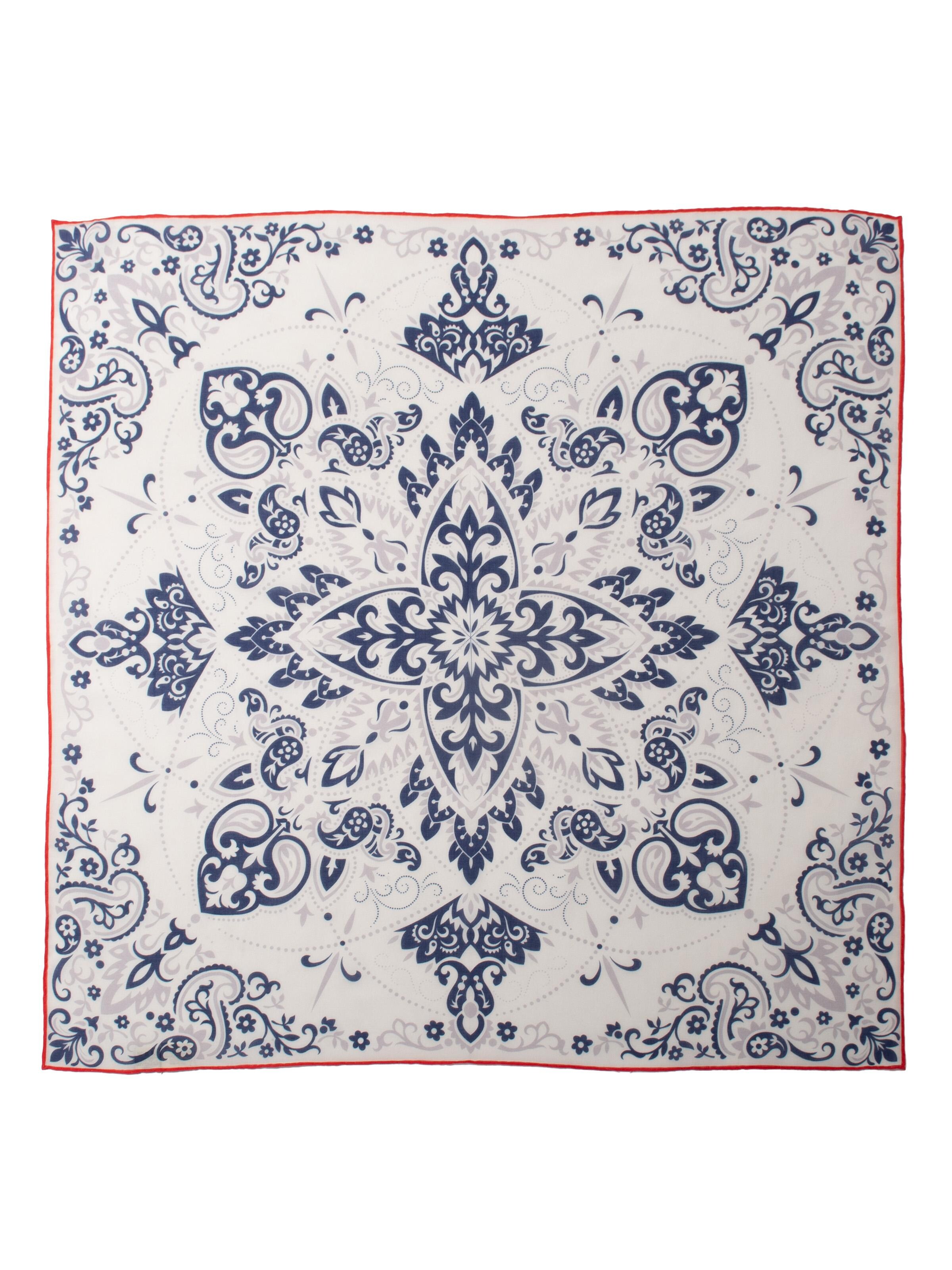 MayTree Schal 'Seidentuch mit Baumwolle' in Weiß: Vorderseite