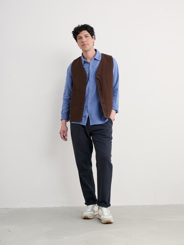 Seasalt Cornwall Regular Fit Shirt 'Kettle' in Blau