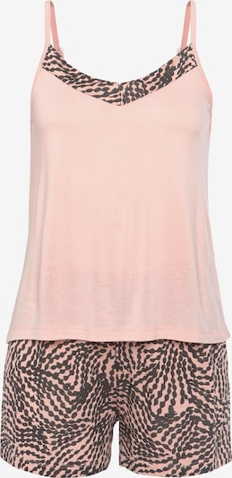 LASCANA Shorty in taupe / pink, Produktansicht
