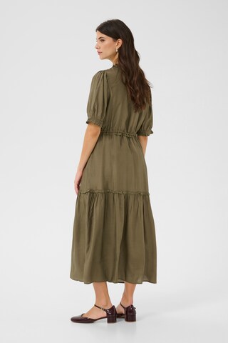 Robe 'Lucia' Cream en vert