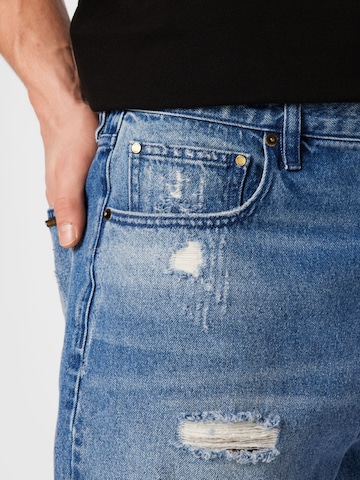 Michael Kors Regular Jeans 'Distressed' i blå