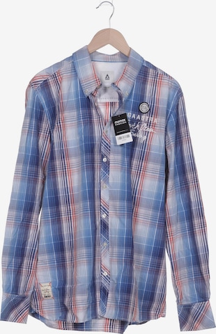 Gaastra Button Up Shirt in XXL in Blue: front
