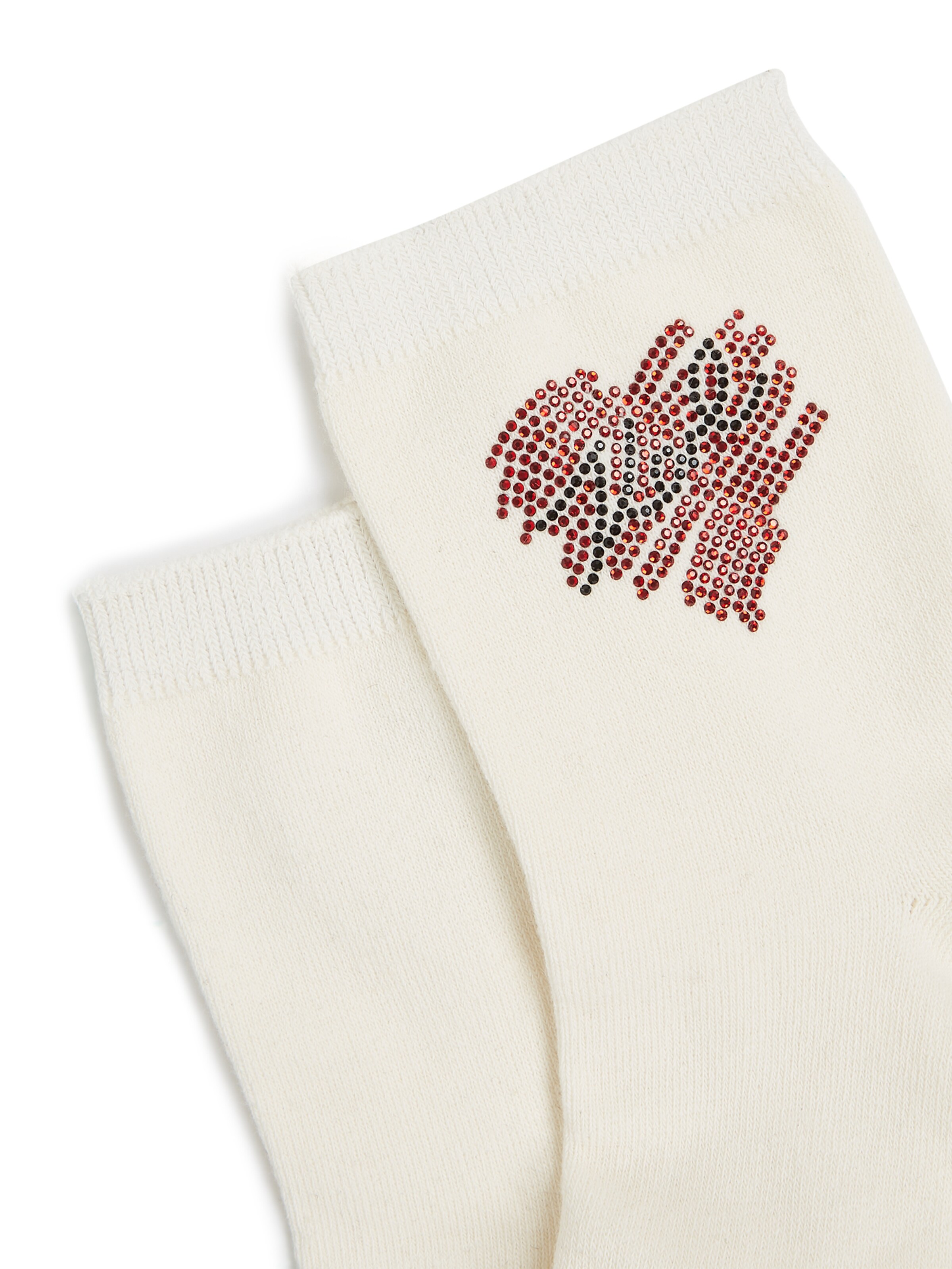 Karl Lagerfeld Socks 'HEART' in Black