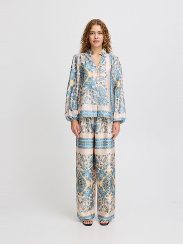 Wide leg Pantaloni di ICHI in blu