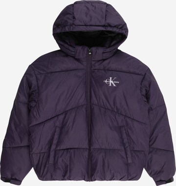 Calvin Klein Jeans Between-Season Jacket in Purple: front