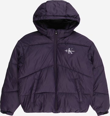 Calvin Klein Jeans Between-season jacket in Purple: front