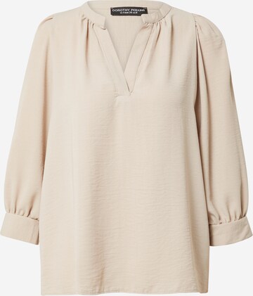 Chemisier Dorothy Perkins en beige : devant