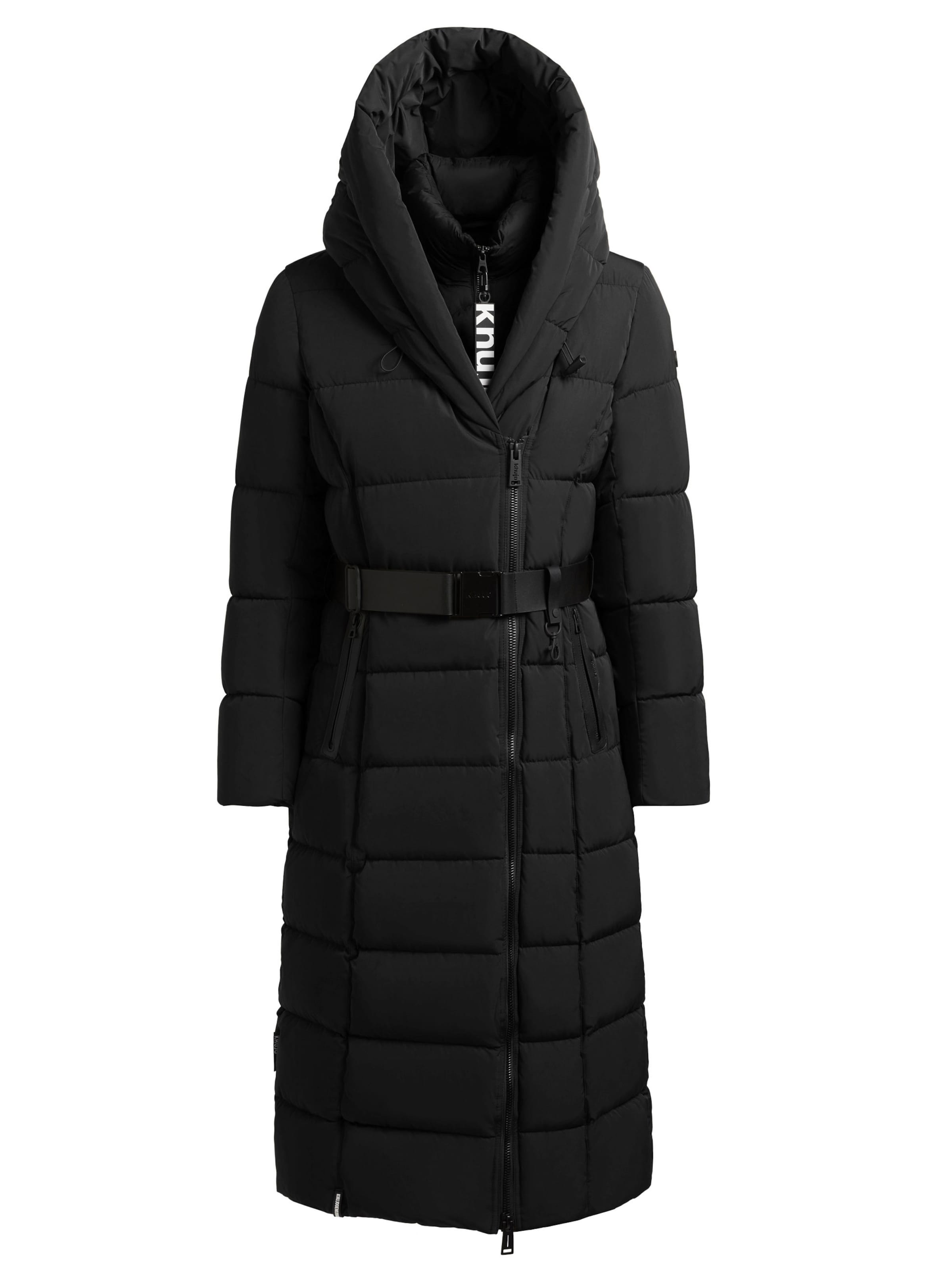 khujo Wintermantel 'JANESSA' in Schwarz: Vorderseite
