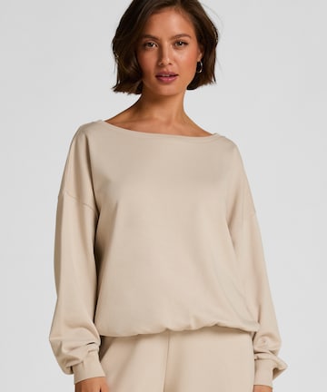 Hunkemöller Sweatshirt 'Audrey' in Grijs: voorkant
