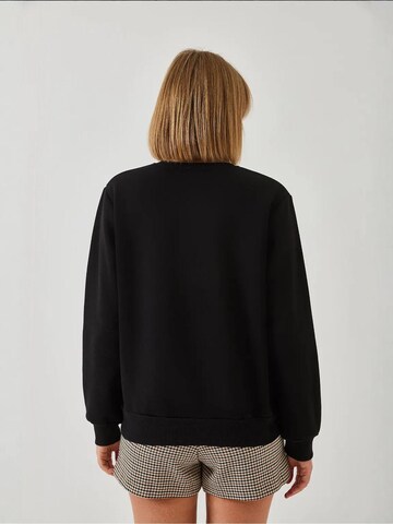 Sweat-shirt Bianco Lucci en noir