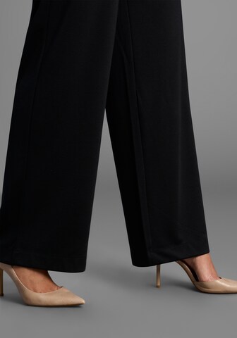 LAURA SCOTT Wide Leg Hose in Schwarz
