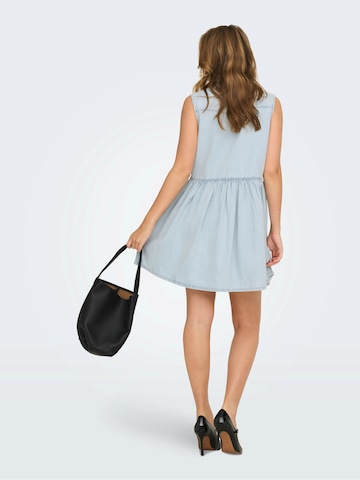 ONLY Košilové šaty 'ONLCYRUS' – modrá
