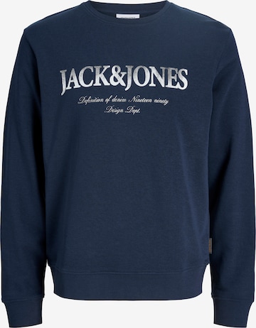 Jack & Jones Plus - Sudadera 'JJDevin Daytona' en azul: frente