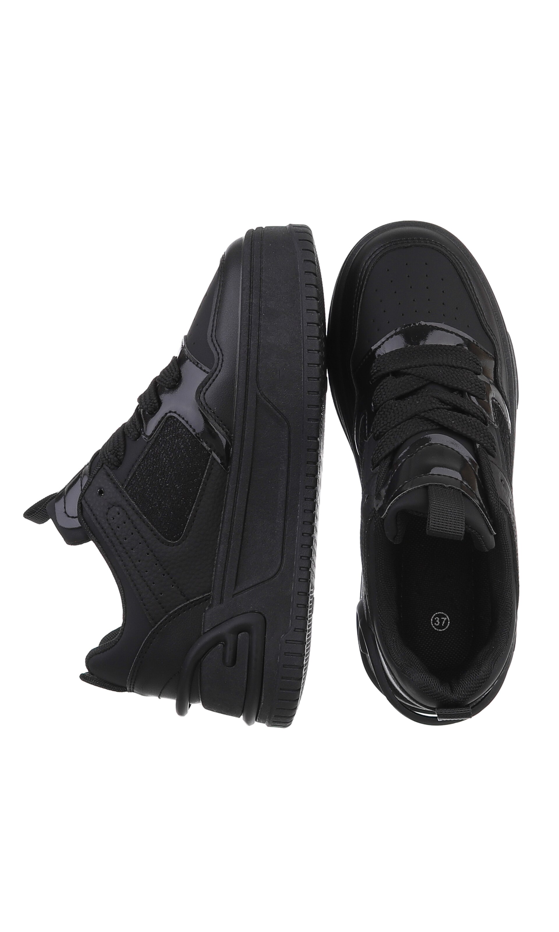 Ital-Design Sneaker in Schwarz