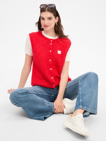 AMERICAN VINTAGE Knitted vest ' East ' in Red