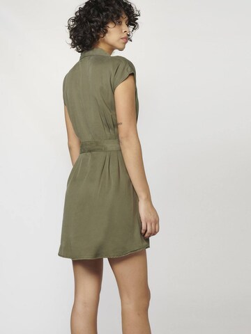 KOROSHI Shirt dress in Green