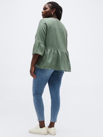 Vero Moda Curve Bluza 'VMCMELONY' | zelena barva