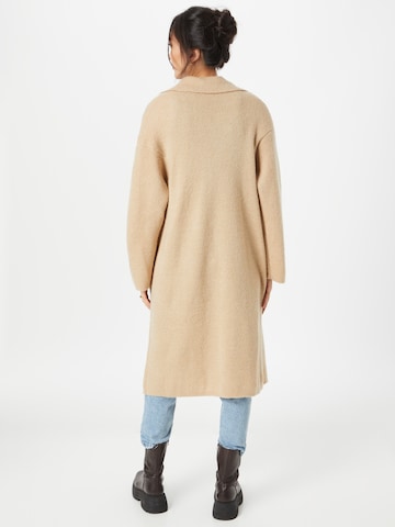 UNITED COLORS OF BENETTON Knitted Coat in Beige