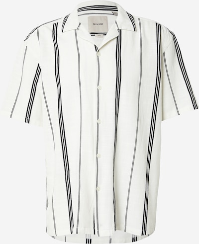 Only & Sons Paita 'ONSSTEPAN' värissä musta / valkoinen, Tuotenäkymä